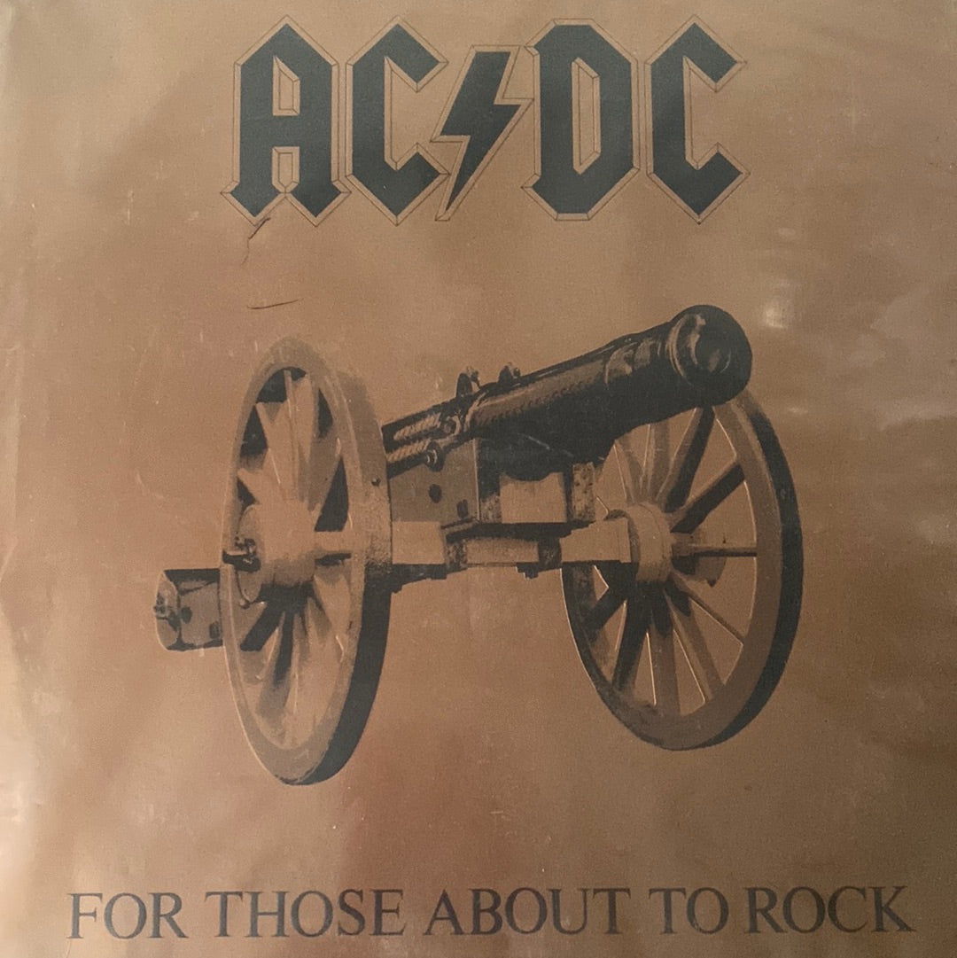 Vinyle ACDC-For those about to rock