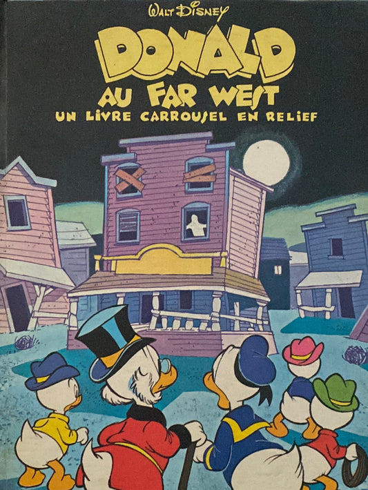 Livre carrousel Donald au Far West - Walt Disney